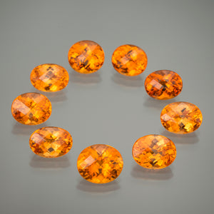 Orange Oval Garnet-Spessartine