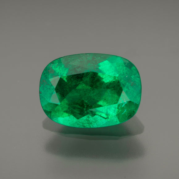 Green Cushion Emerald