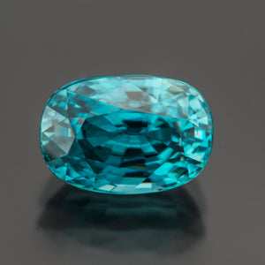 Blue Oval Zircon