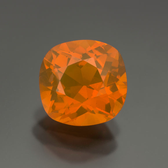 Orange Cushion Opal-Fire Opal