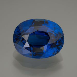 Blue Oval Sapphire