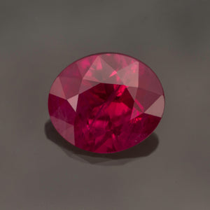 Red Oval Ruby