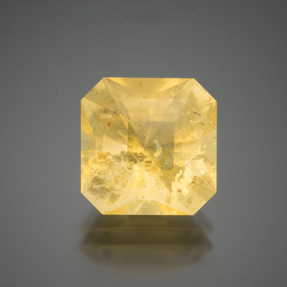 Yellow Sq. Emerald Fluorite