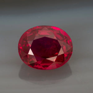 Red Oval Ruby