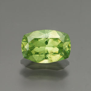 Green Cushion Garnet-Demantoid